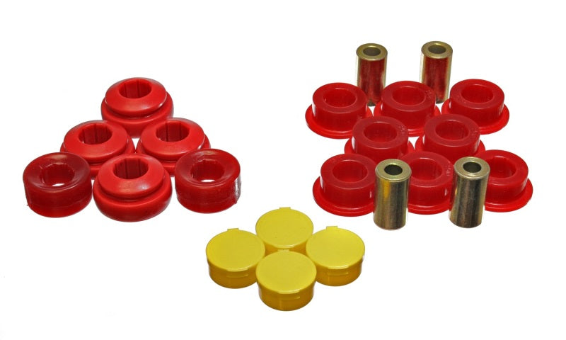 Energy Suspension 01-05 Honda Civic/CRX / 02-05 Civic Si Red Rear Control Arm Bushing Set Bushing Kits Energy Suspension