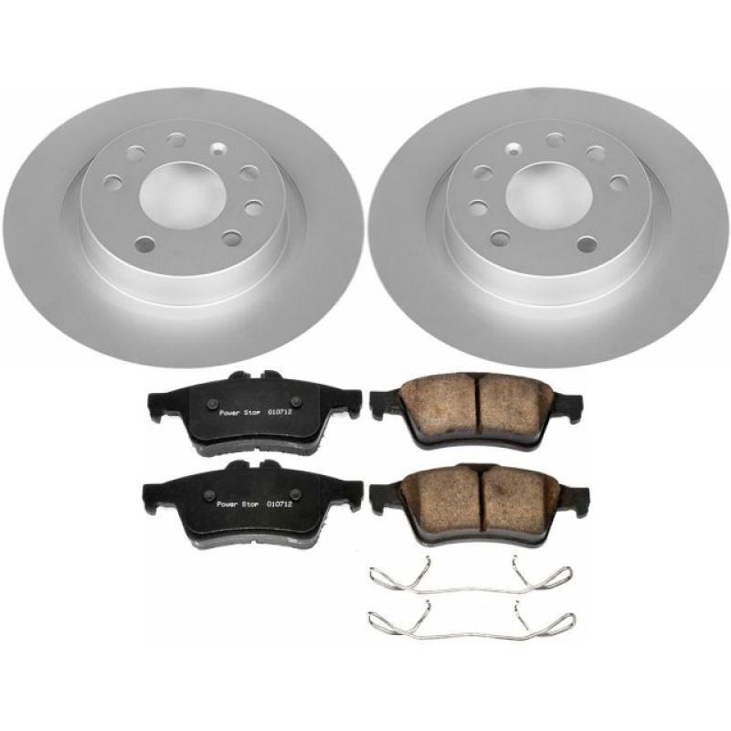 Power Stop 03-11 Saab 9-3 Rear Z23 Evolution Sport Coated Brake Kit Brake Kits - Performance D&S PowerStop