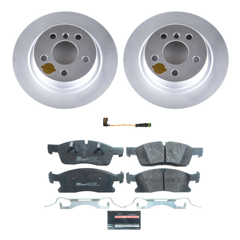 Power Stop 2018 Mercedes-Benz GLE350 Front Euro-Stop Brake Kit Brake Kits - OE PowerStop