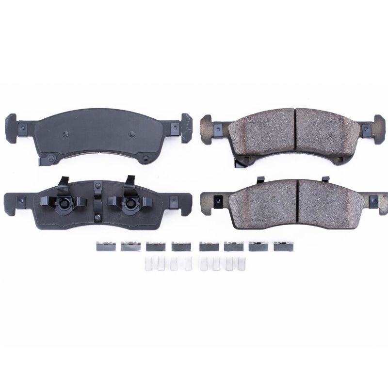 Power Stop 03-06 Ford Expedition Front Z17 Evolution Ceramic Brake Pads w/Hardware Brake Pads - OE PowerStop