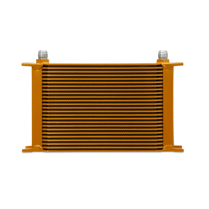 Mishimoto Universal 25-Row Oil Cooler - Gold Oil Coolers Mishimoto