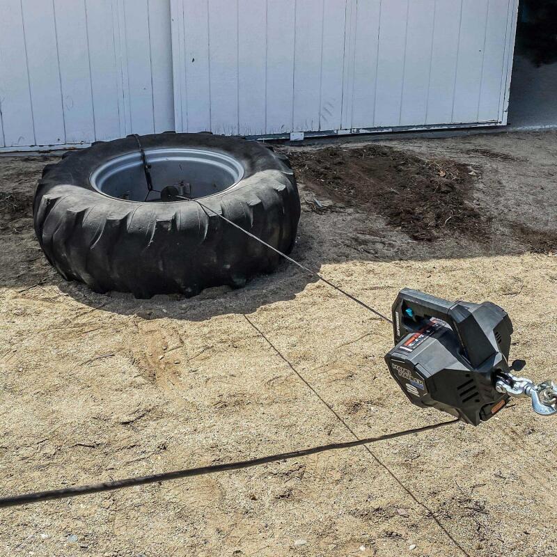 Superwinch Hand Hauler 1000 Winch 24 VDC 1000 lbs Line Pull Soft Shackle Rope End Safely Winch Kit Superwinch