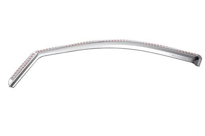 Putco 01-06 Toyota Highlander (Front Only) Element Chrome Window Visors Wind Deflectors Putco