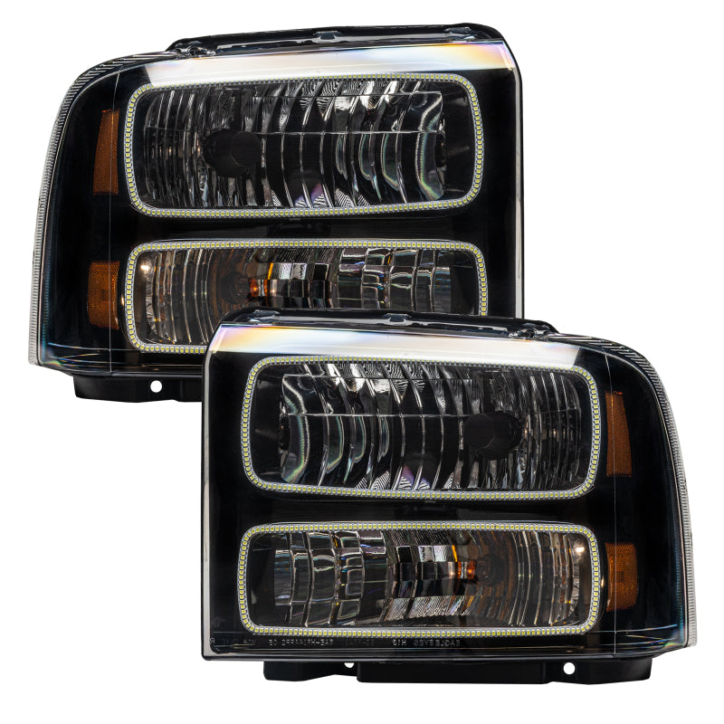 Oracle 05 Ford Excursion SMD HL - Black - White Headlights ORACLE Lighting