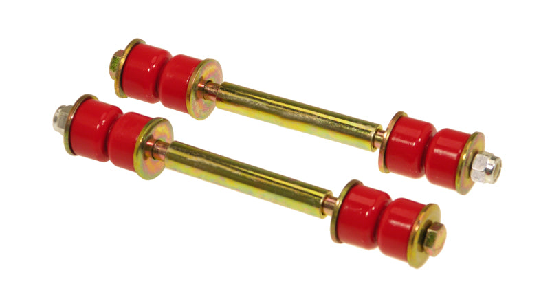 Prothane Universal End Link Set - 5in Mounting Length - Red Sway Bar Bushings Prothane