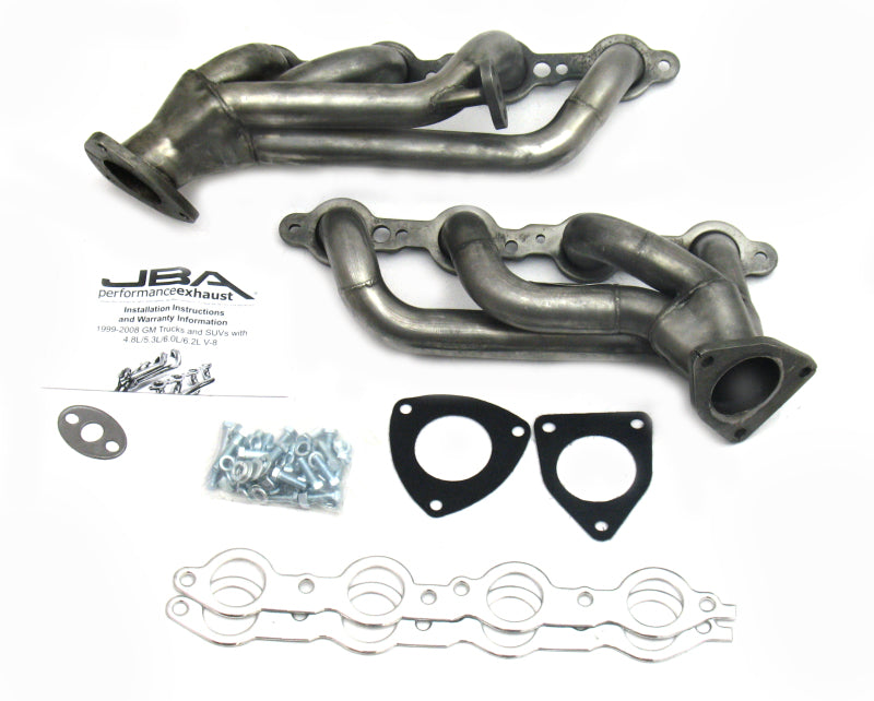 JBA 99-02 GM Truck 6.0L LS w/o A.I.R. w/EGR 1-5/8in Primary Raw 409SS Cat4Ward Header Headers & Manifolds JBA