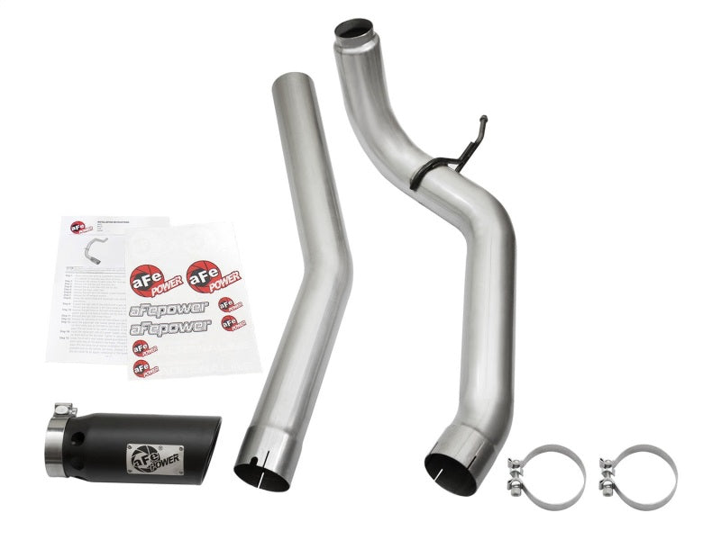 aFe ATLAS Exhaust 4in DPF-Back AL Nissan Titan XD 2016 V8-5.0L (td) DPF Back aFe