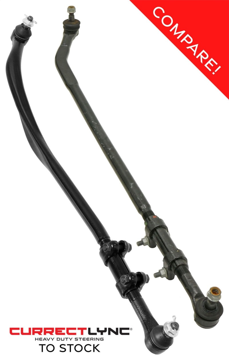 RockJock JK Currectlync Drag Link Organically Shaped Forged Steel Steering Knuckles & Spindles RockJock