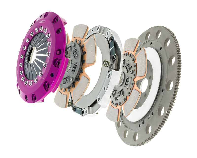 Exedy 96-16 Ford Mustang V8 4.6L/5.0L Hyper Twin Cerametallic Clutch Sprung Disc Push Type Cover Clutch Kits - Multi Exedy