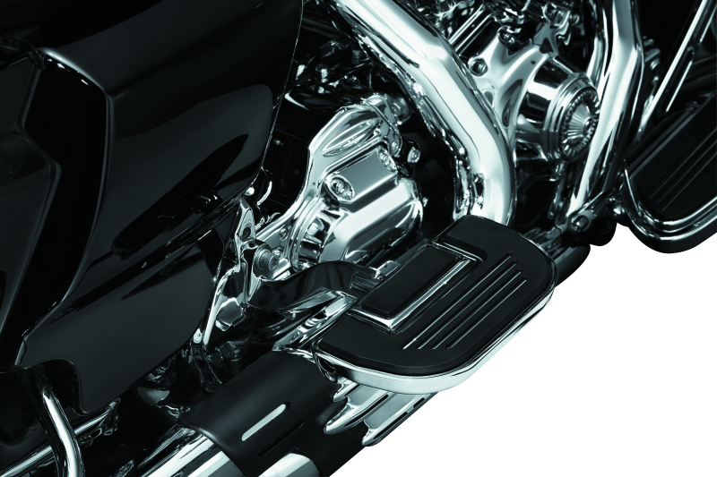 Kuryakyn Premium Ribbed Floorboards Without Adapter Chrome Footpegs Kuryakyn