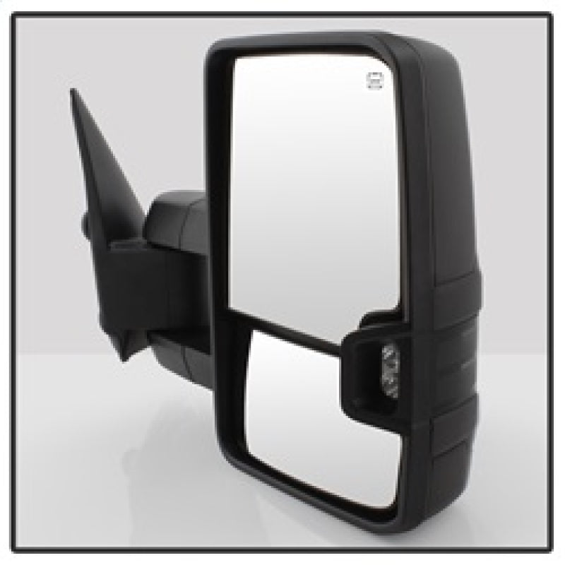 xTune Chevy Silverado 03-06 G2 Heated Smoke LED Signal Telescoping Mirrors MIR-CS03S-G2-PWH-SM-SET Side Mirrors SPYDER