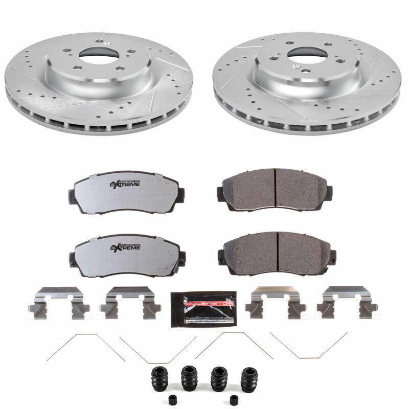 Power Stop 21-25 Acura TLX Front Z26 Street Brake Kit Brake Kits - Performance D&S PowerStop