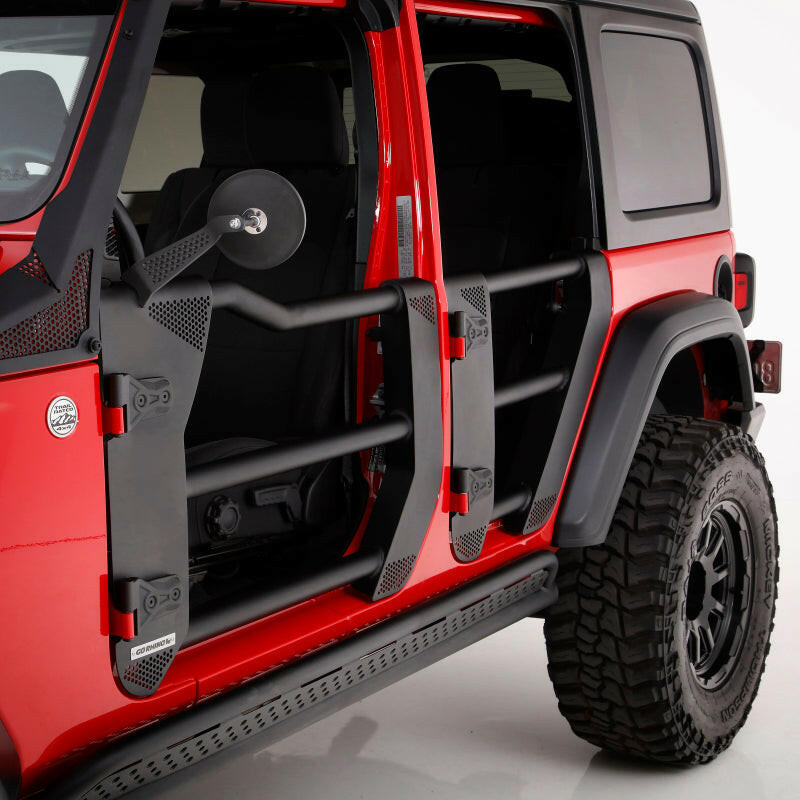 Go Rhino Jeep 18-21 Wrangler JLU/20-21 Gladiator JT Trailline Replacement Front Tube Door Doors Go Rhino
