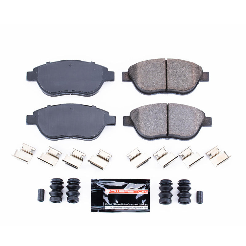 Power Stop 12-18 Fiat 500 Front Z23 Evolution Sport Brake Pads w/Hardware Brake Pads - Performance PowerStop