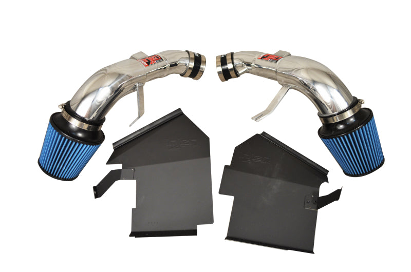 Injen 14 Infiniti Q50 3.7L V6 Polished Dual Short Ram Intake w/ MR Techn and Heat Shields Cold Air Intakes Injen