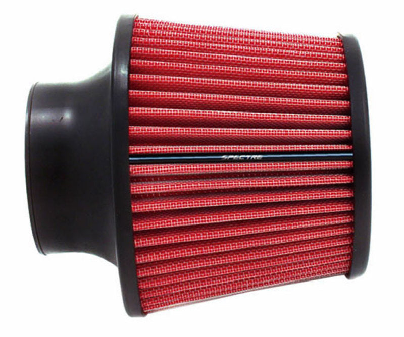 Spectre Conical Air Filter / Round Tapered 3in. - Red Air Filters - Universal Fit Spectre