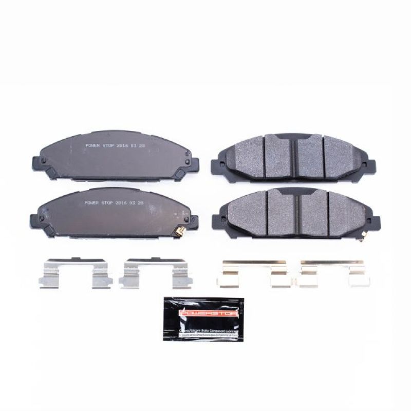 Power Stop 15-19 Ford Mustang Front Track Day Brake Pads Brake Pads - Racing PowerStop
