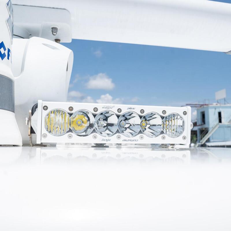 Baja Designs Marine OnX6+ Straight Light Bar 10in. Driving Combo/Clear - White Light Bars & Cubes Baja Designs