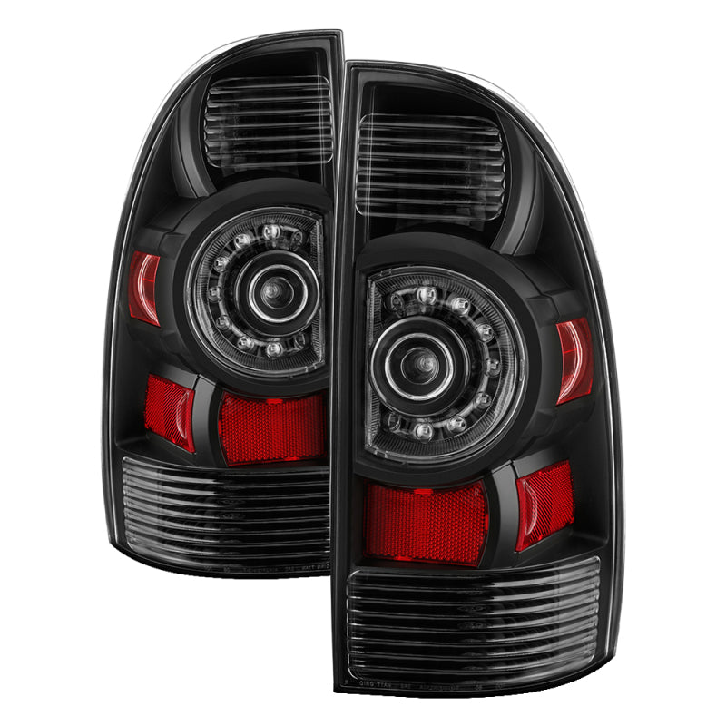 xTune Toyota Tacoma 09-15 OEM LED Style Tail Lights - Black ALT-JH-TTA09-OE-BK Tail Lights SPYDER