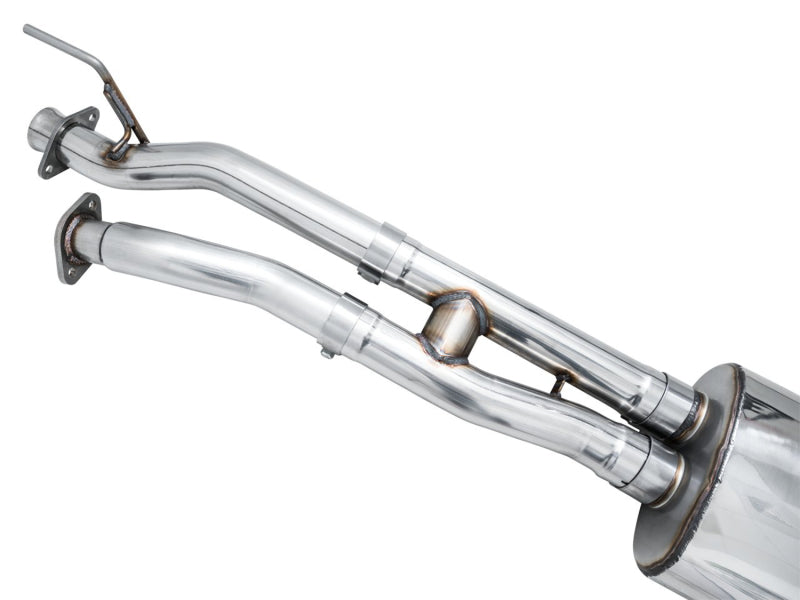 AWE Tuning 16-22 Toyota Tacoma 0FG Cat-Back Exhaust w/ BashGuard - Dual Chrome Silver Tips Catback AWE Tuning