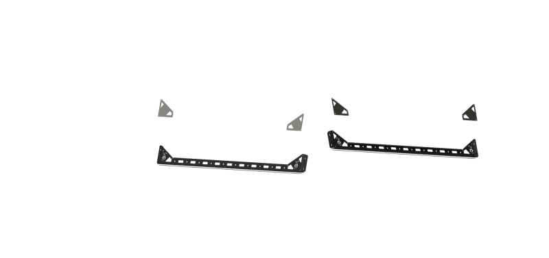 Road Armor TRECK Dual Lower 5ft Bed Mid-Size Truck Rail Mounts (Pair) Cargo Organization Road Armor