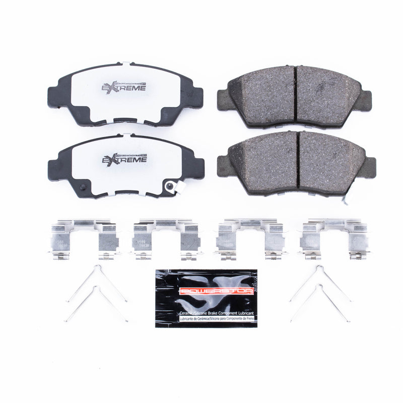 Power Stop 13-14 Acura ILX Front Z26 Extreme Street Brake Pads w/Hardware Brake Pads - Performance PowerStop