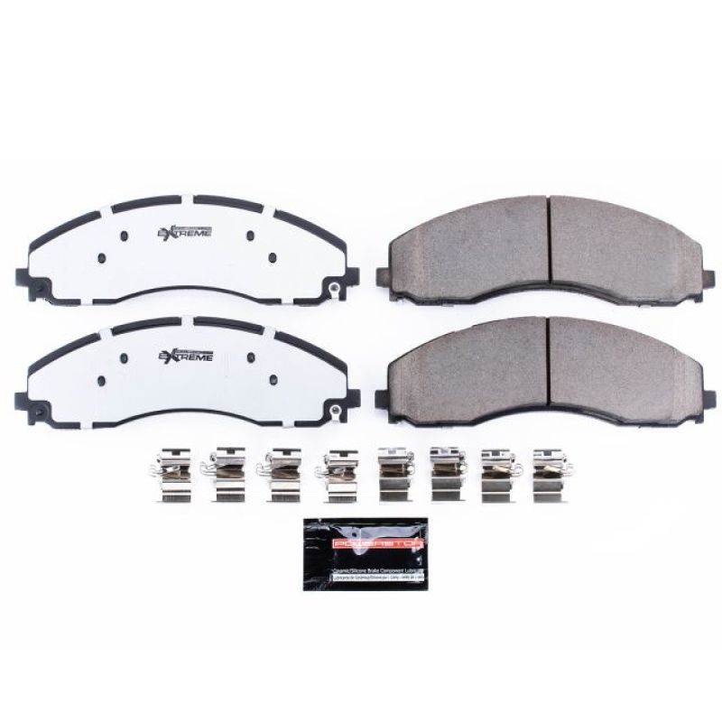 Power Stop 17-19 Ford F-450 Super Duty Rear Z36 Truck & Tow Brake Pads w/Hardware Brake Pads - Performance PowerStop