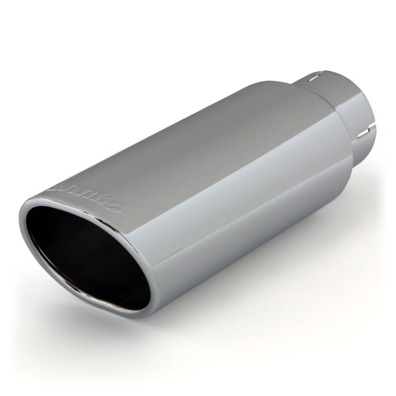 Banks Power Tailpipe Tip Kit - SS Obround Angle Cut - Chrome - 3in Tube - 3.75in X 4.5in X 11.5in Tips Banks Power