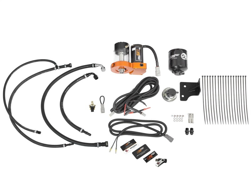 aFe Power DFS780 Series GM 2017 Diesel Trucks V8-6.6L (td) L5P Boost Activated 8-10PSI Fuel Air Separators aFe