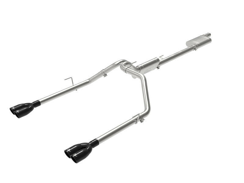 aFe Vulcan Series 3in-2-1/2in 304 SS Cat-Back 2020 Jeep Gladiator (JT) V6-3.6L w/ Black Tips Catback aFe
