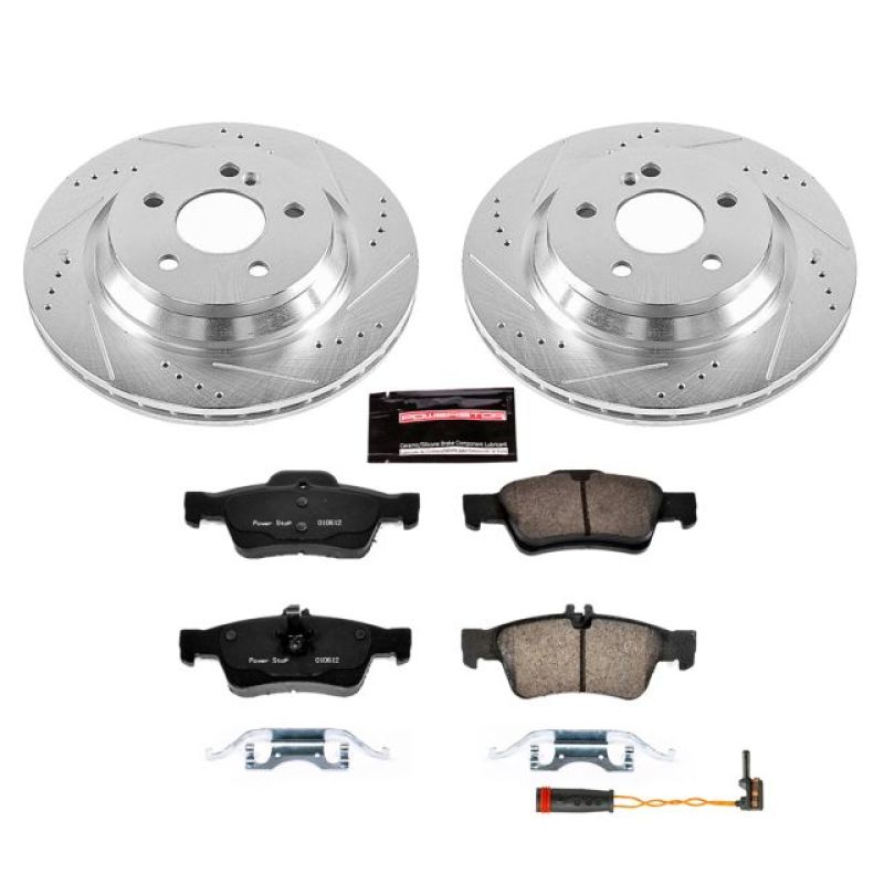 Power Stop 12-13 Mercedes-Benz S350 Rear Z23 Evolution Sport Brake Kit Brake Kits - Performance D&S PowerStop