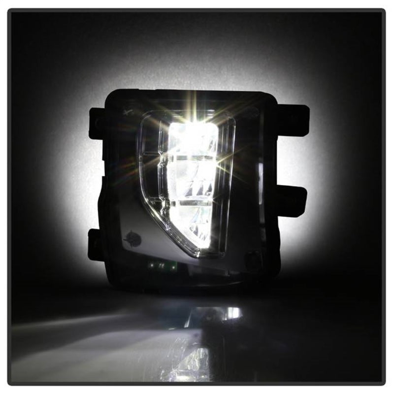 Spyder 16-18 Chevy Silverado 1500 OEM Style Full LED Fog Light w/Switch - Clear (FL-CSIL16-LED-C) Fog Lights SPYDER