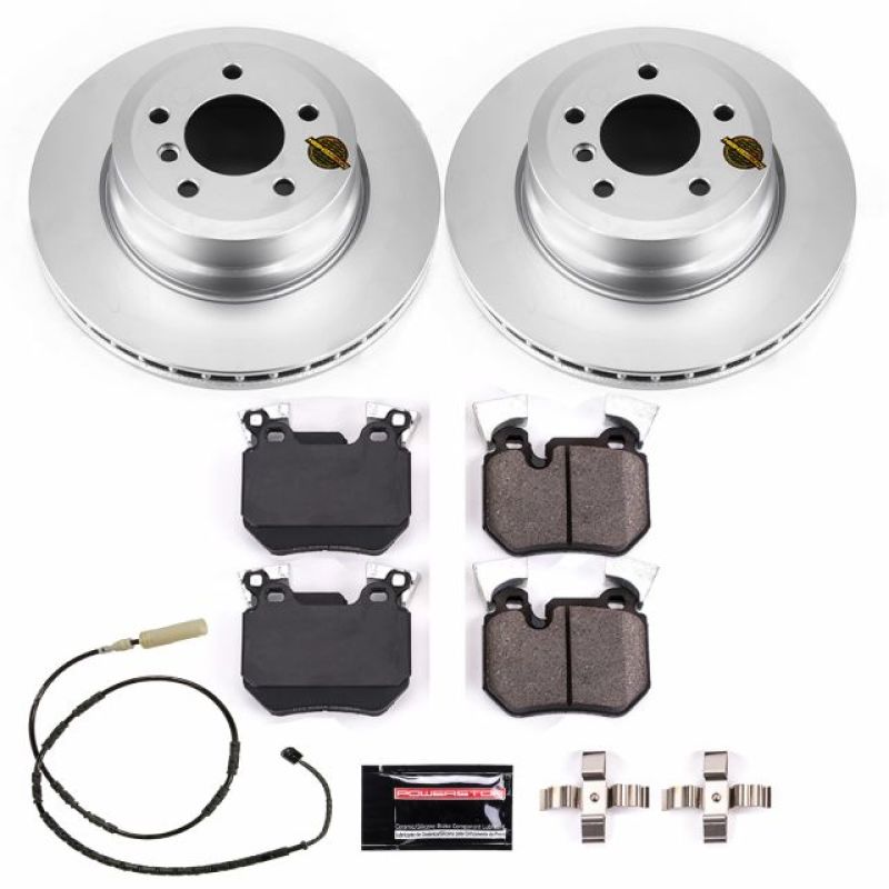 Power Stop 11-13 BMW 135i Rear Z23 Evolution Sport Coated Brake Kit Brake Kits - Performance D&S PowerStop
