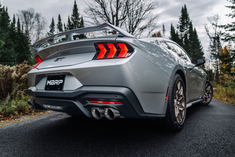 MBRP 2024+ Ford Mustang GT Armor Pro 3in Steet Profile Catback Exhaust - Stainless Steel Tips Catback MBRP