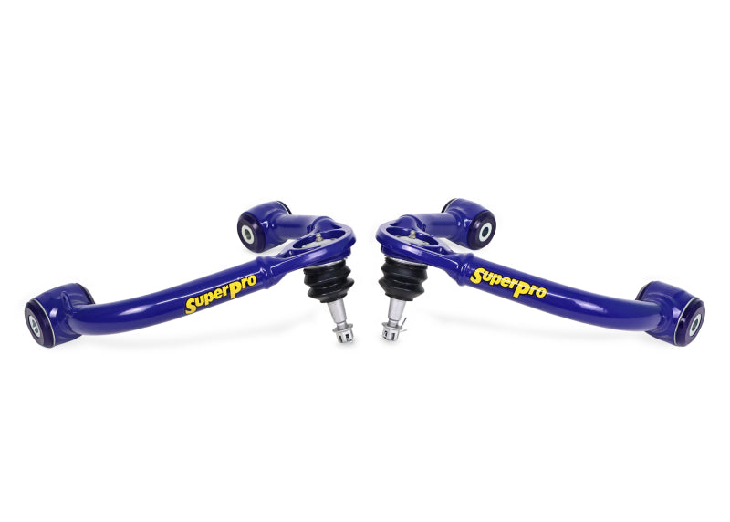 Superpro 2021+ Ford F150 Fixed Offset Front Upper Control Arm Set Control Arms Superpro