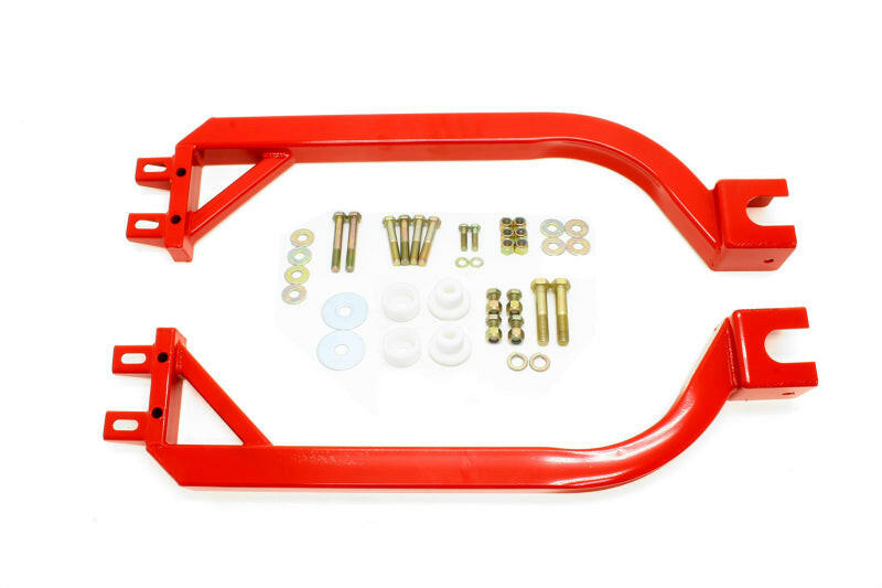 BMR 67-69 1st Gen F-Body Bolt-On Subframe Connectors - Red Chassis Bracing BMR Suspension