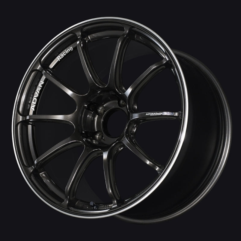 Advan RSIII 18x10.0 +35 5x114.3 Black Gunmetallic and Ring Wheel Wheels - Cast Advan