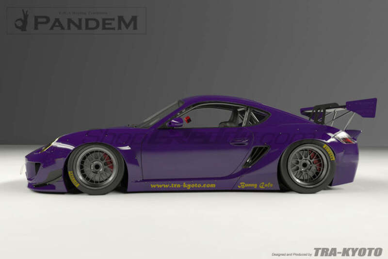 GReddy Pandem RB 09-12 Porsche Cayman Complete Wide Body Aero Kit WITH WING (Special Order) Body Kits GReddy