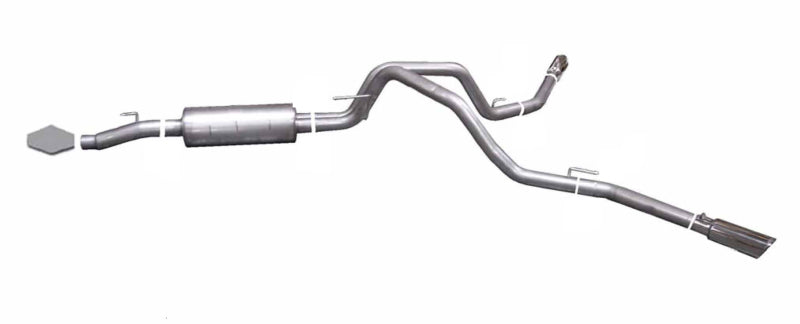 Gibson 11-13 Ford F-150 FX2 5.0L 3in/2.5in Cat-Back Dual Extreme Exhaust - Aluminized Catback Gibson