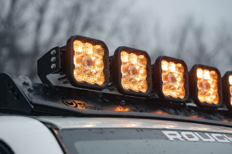 Diode Dynamics Prinsu/Sherpa Roof Racks- SS5 6-Pod CrossLink Mounting Kit - Pro Yellow Driving Roof Rack Diode Dynamics