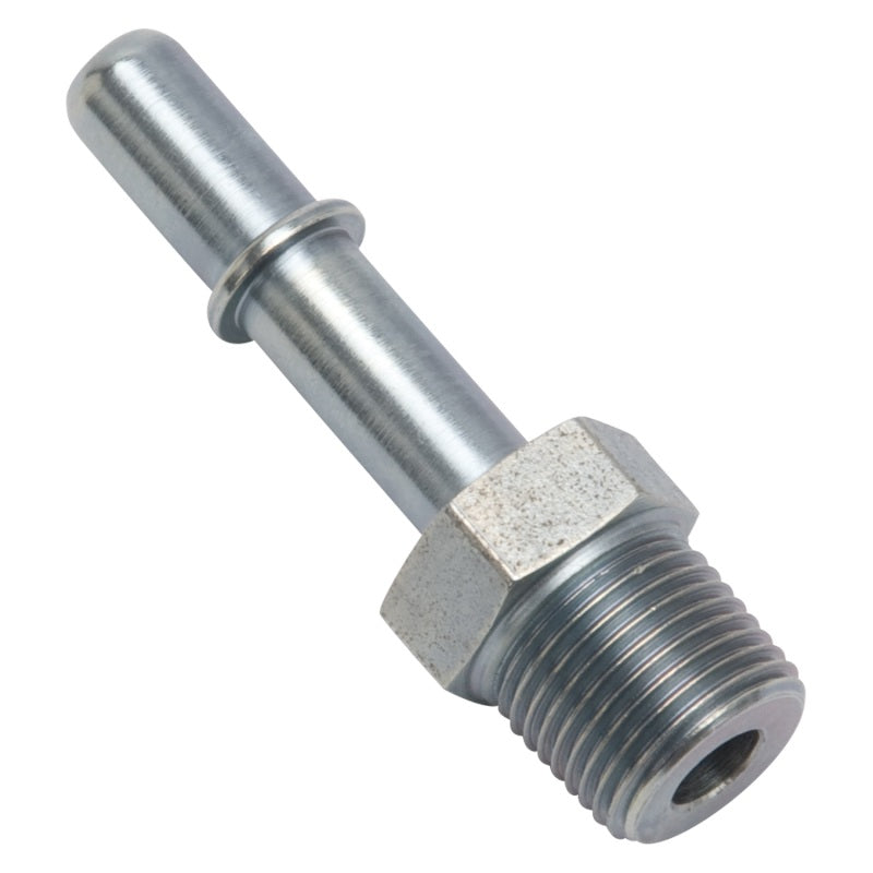 Russell Performance EFI Adapter Fitting 3/8 NPT MALE TO 3/8in SAE Quick Disc Male Zinc Fittings Russell