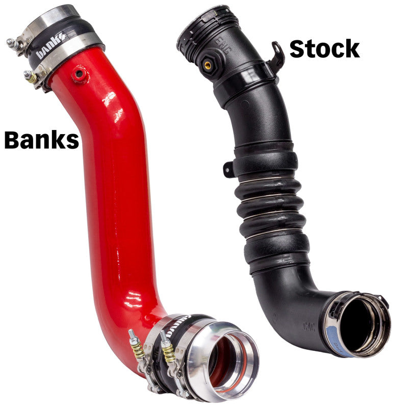 Banks Power 17-19 Chevy/GMC 2500HD/3500HD Diesel 6.6L Boost Tube Upgrade Kit - Red Intercooler Ducting Banks Power