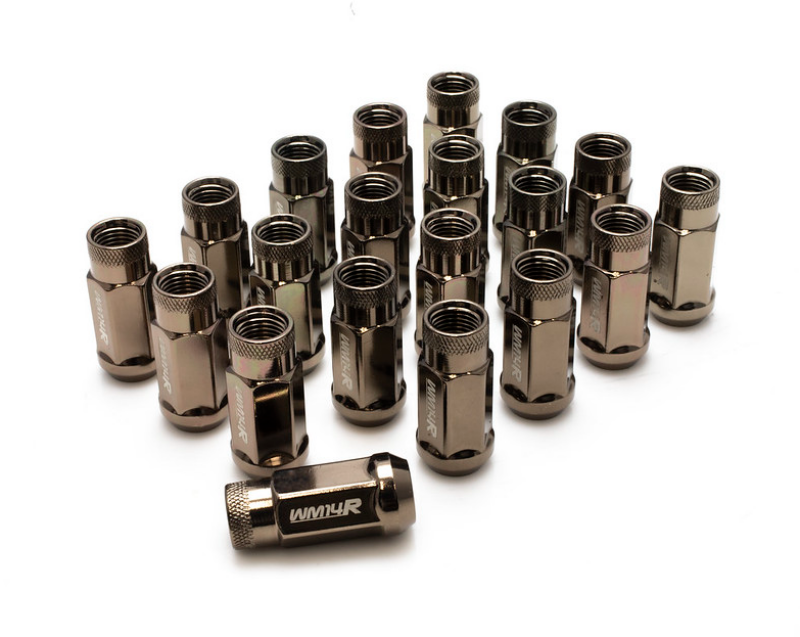 Wheel Mate WM14R 14x1.50 Lug Nuts Titanium Chrome 20 PCS Lug Nuts Wheel Mate