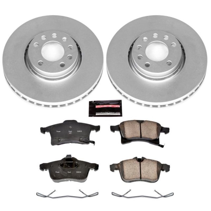 Power Stop 2008 Saturn Astra Front Z23 Evolution Sport Coated Brake Kit Brake Kits - Performance D&S PowerStop