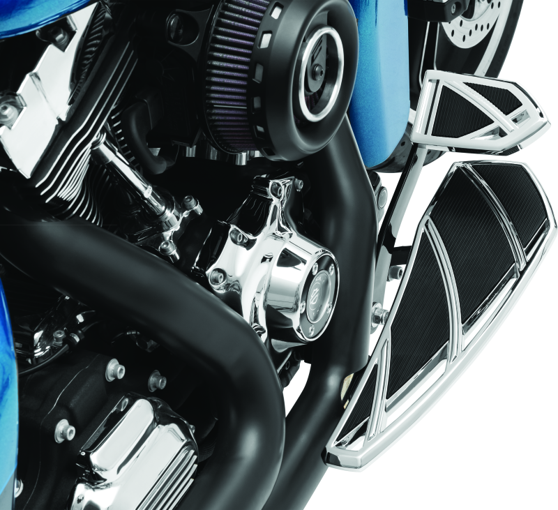 Kuryakyn Phantom Brake Pedal Pad FL Touring Models Chrome Pedals Kuryakyn