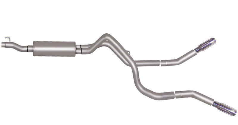 Gibson 06-08 Dodge Ram 1500 Laramie 5.7L 2.5in Cat-Back Dual Extreme Exhaust - Stainless Catback Gibson