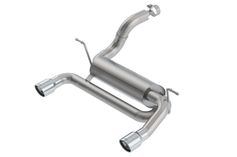 Borla 18-19 Jeep Wrangler JL/JLU 2.0L 4Cyl 2DR/4DR Touring Axle Back Exhaust w/ 3.5in Tips Axle Back Borla