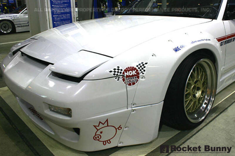 GReddy 89-93 Nissan 240SX/Silvia S13 Rocket Bunny Side Skirts Ver. 1-FRP **Must Check Availability** Side Skirts GReddy