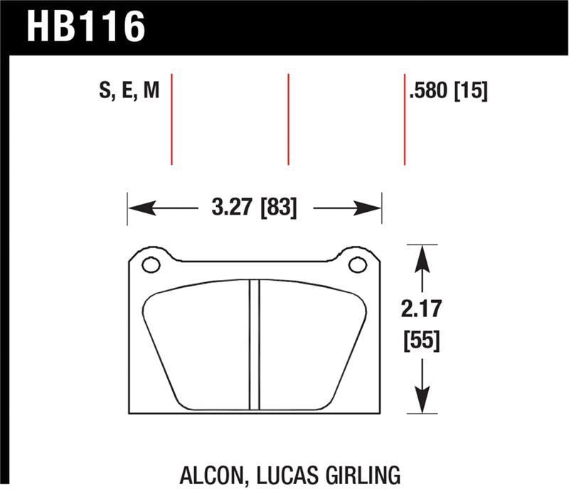 Hawk Blue 9012 Motorsports Race Pads Brake Pads - Racing Hawk Performance