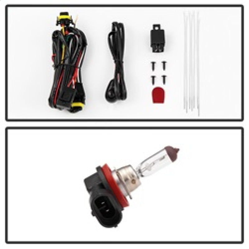 Spyder Volkswagen Jetta MK6 2015-2016 Sedan 4Dr only OEM Style Fog Lights w/Switch Clear FL-VJ2015-C Fog Lights SPYDER